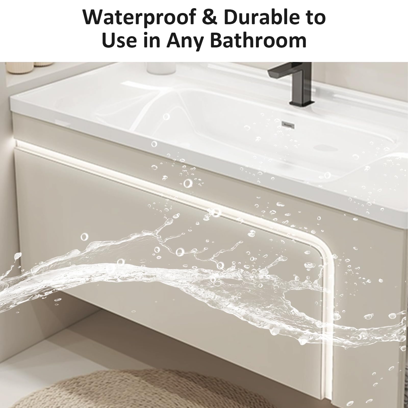Amazon.com: TIZAZO 34IN Bathroom Vanity with Sink - One Key